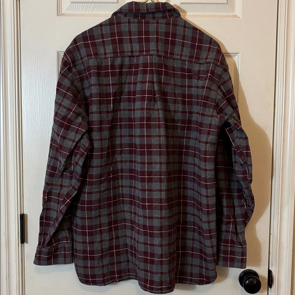 L.L. Bean Plaid Shirt heavy flannel - Picture 3 of 4